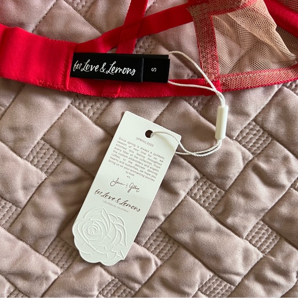 NWT Romantic Roses Underwire Bra - for love and lemons - S - Picture 12 of 14